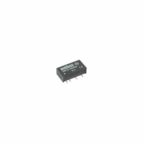 Aimtec DC to DC Converter, 5V DC to 7.2/7.2V DC, 1VA, 0 Hz, Plastic Case AM1D-050707DZ